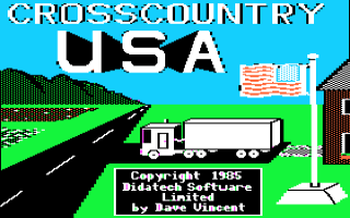 Crosscountry USA Title Screen